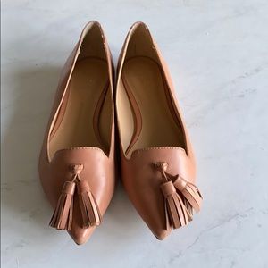 Banana Republic Nude Tassel Flats